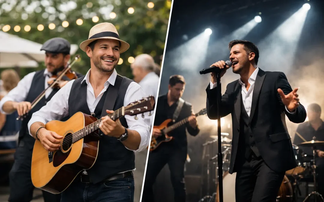Strolling Musicians vs Stage Band: Which Fits?